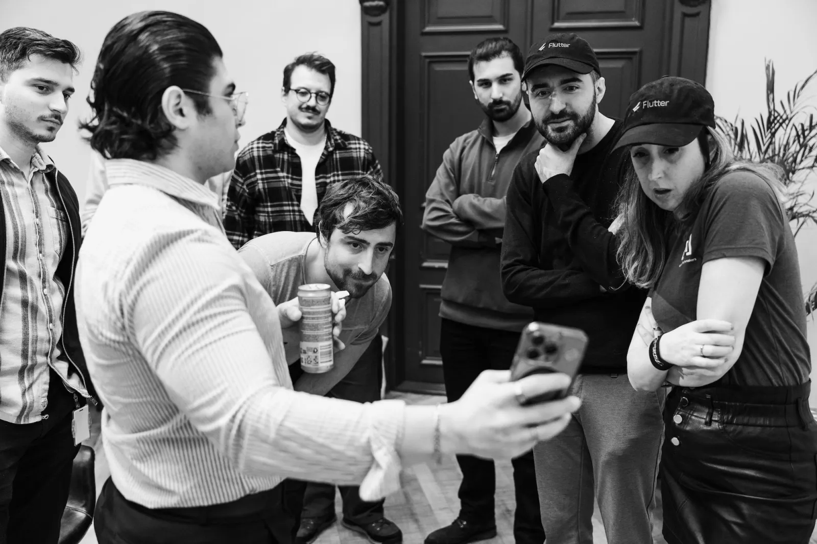 Founders gathered during a Tehnopol Startup Incubator evening in Tallinn