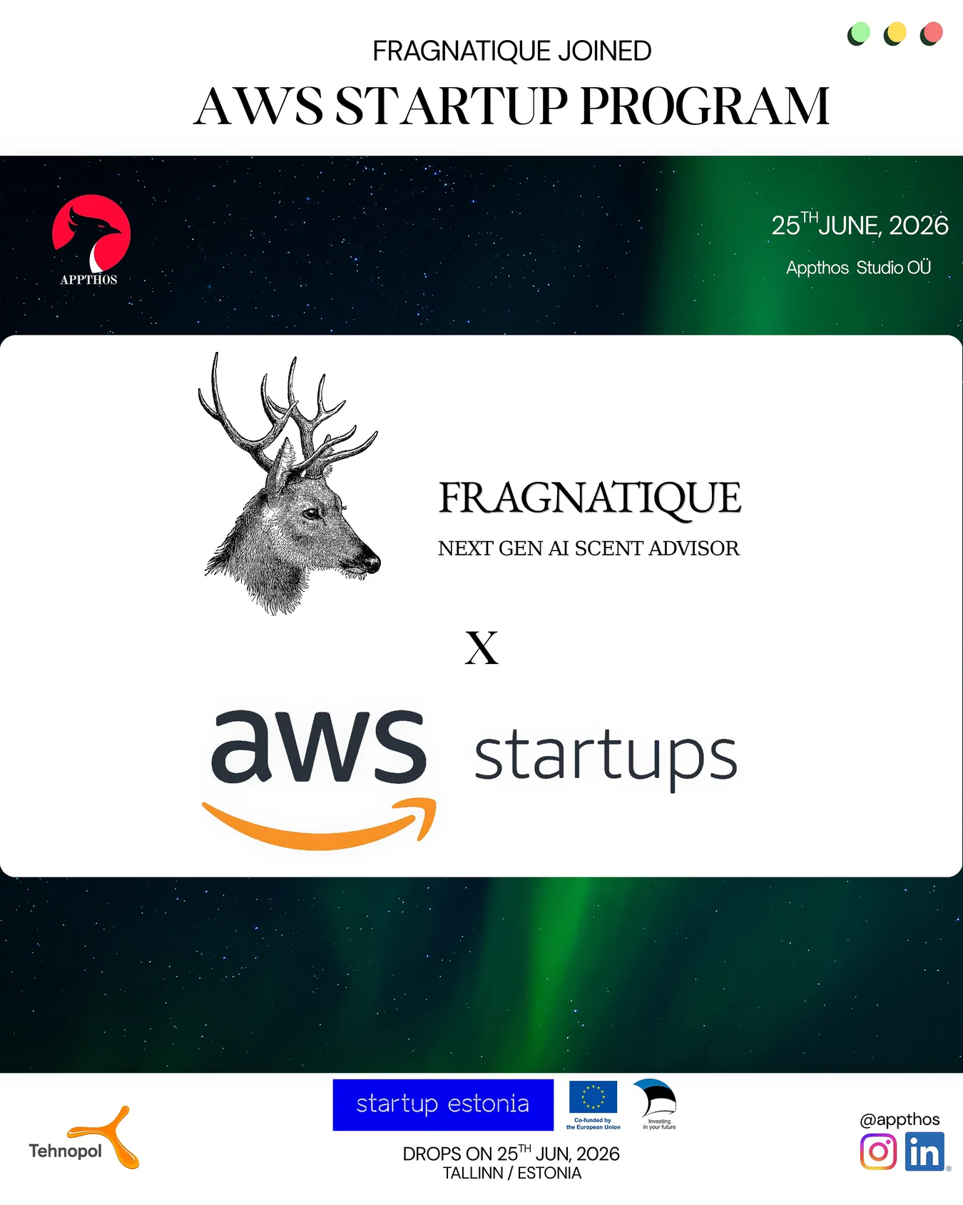Fragnatique Joins the AWS Startup Program