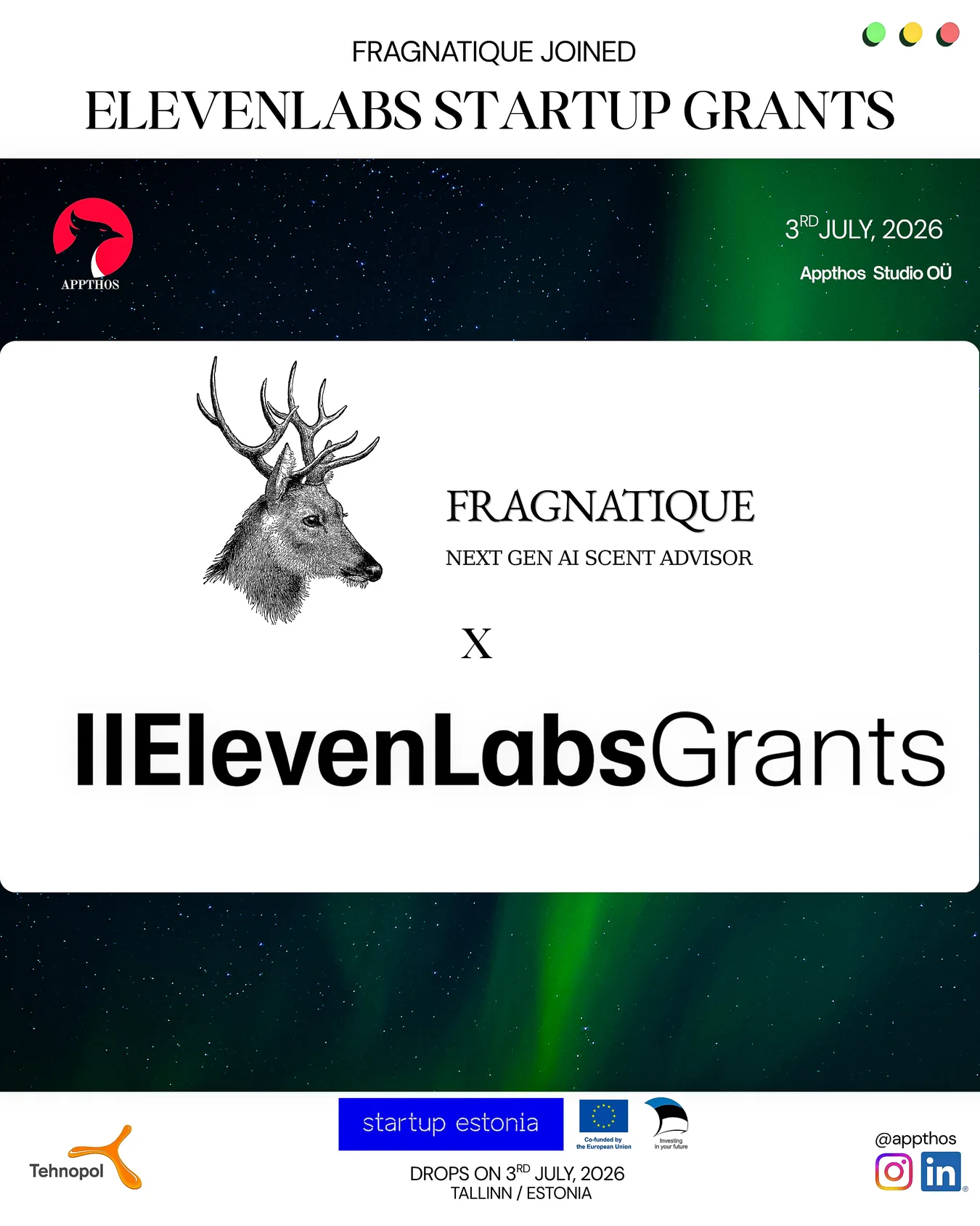 Fragnatique Receives an ElevenLabs Startup Grant