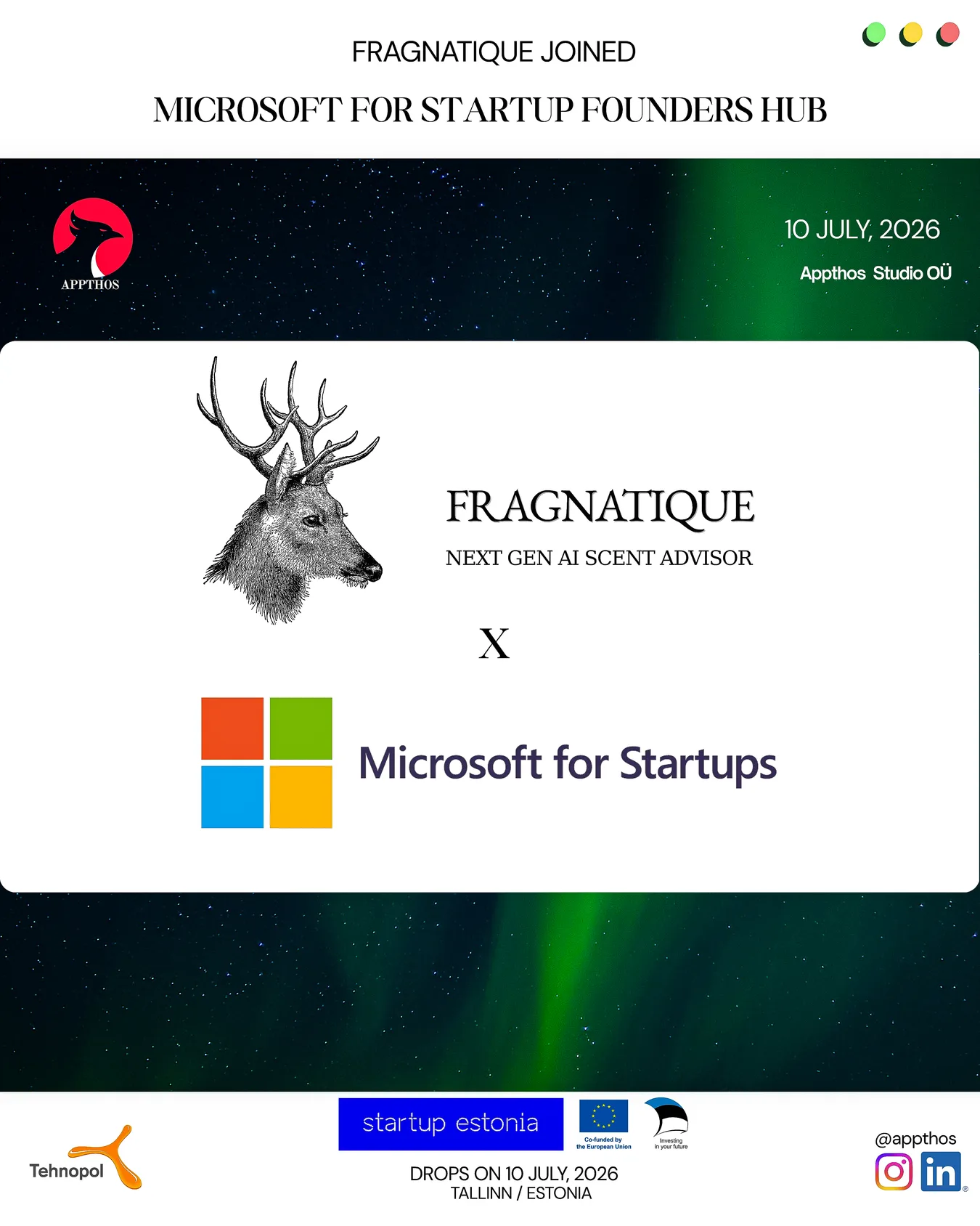 Fragnatique Joins Microsoft for Startups