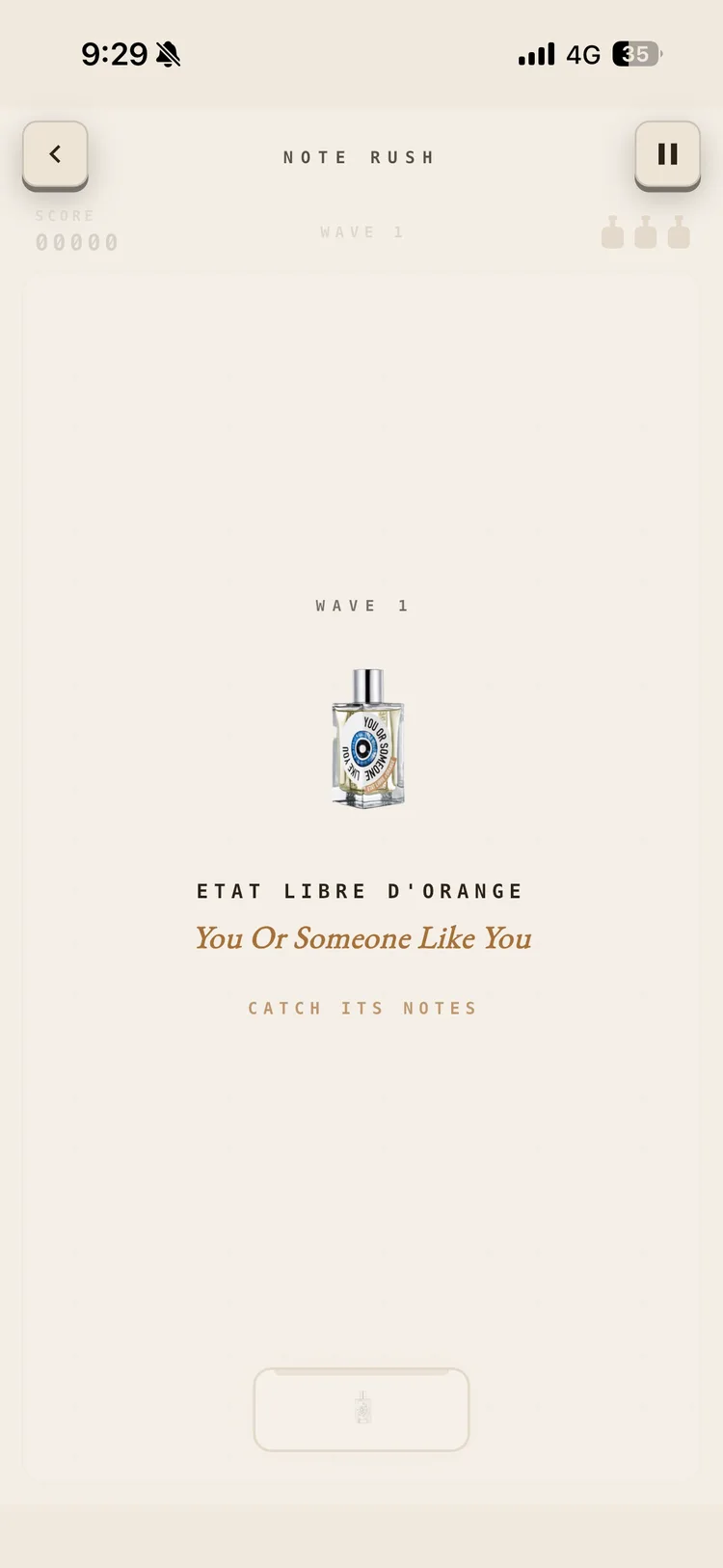 A round of the Fragnatique Scent Championship, comparing two fragrances head to head